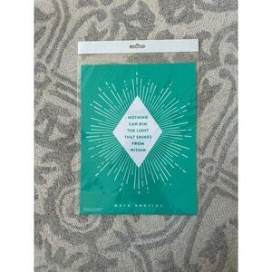 CHALK‎ COUTURE MAYA ANGELOU QUOTE - NEW IN PACKAGE  SZ B